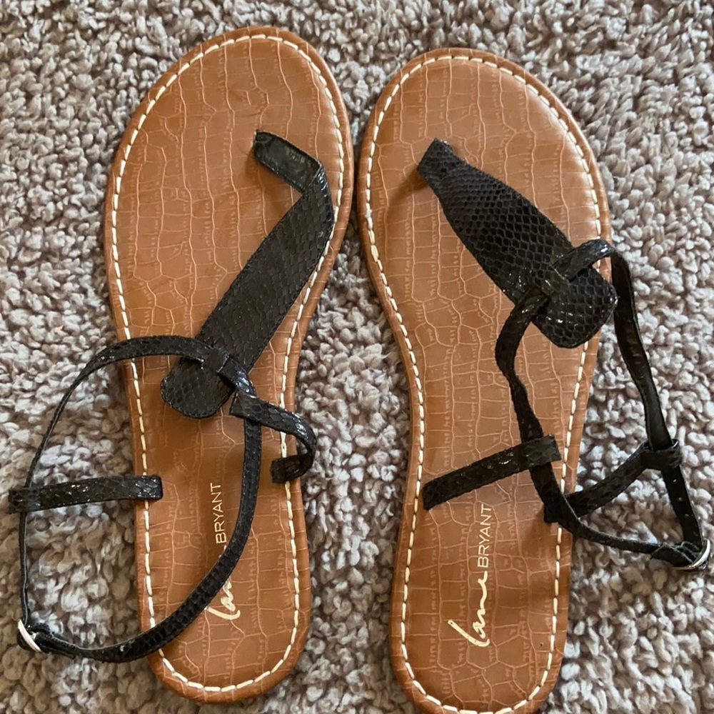 Black sandals